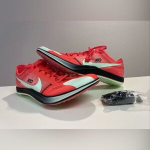 Nike ZoomX Dragonfly XC Track Spikes Bright Crimson Vapor Green Sz 10 DX7992-600